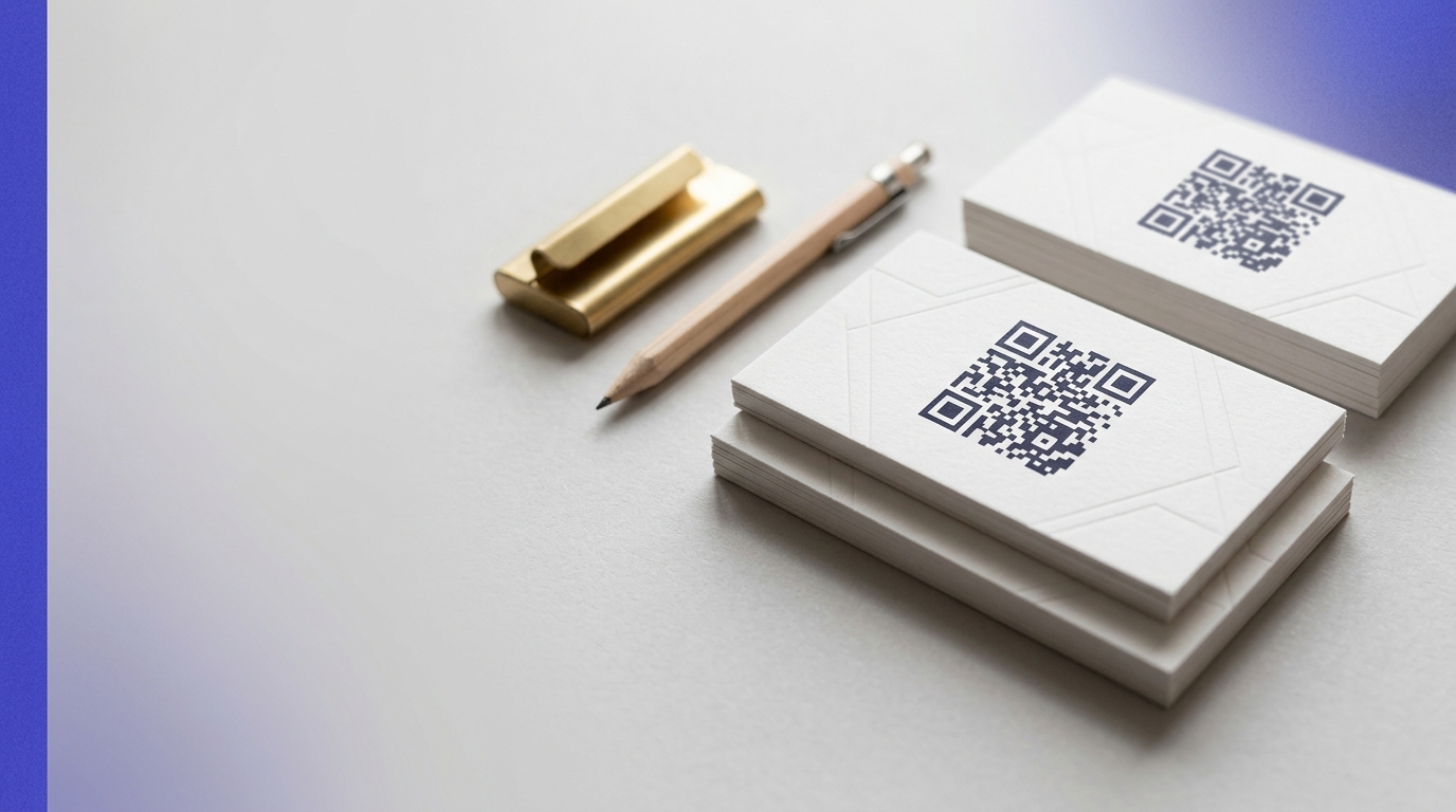 QR Codes on Business Cards — Your card does more than hand over a number.