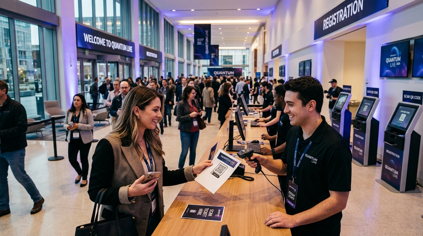 QR Codes for Events & Ticketing — Scan in, check in, stand out.