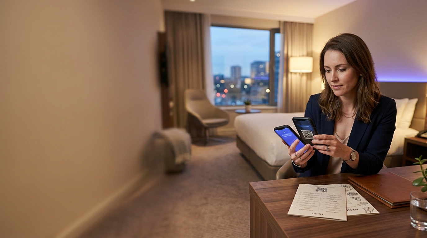 QR Codes for Hotels & Resorts — Seamless guest experience from check-in to check-out.