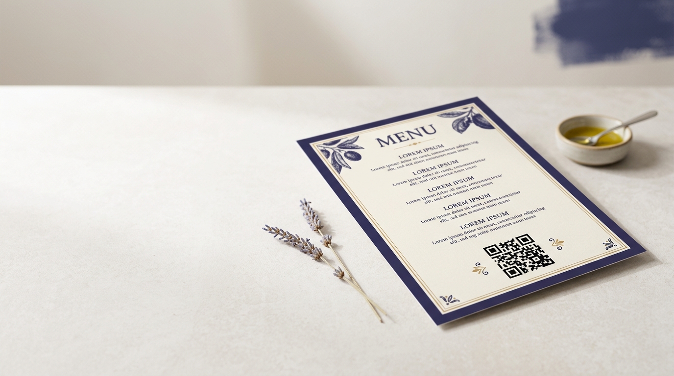 QR Codes on Menus — Digital menus that update in seconds.