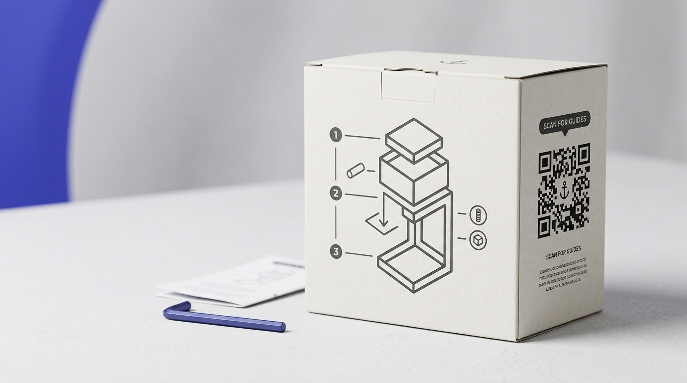 QR Codes on Product Packaging — The unboxing experience starts here.