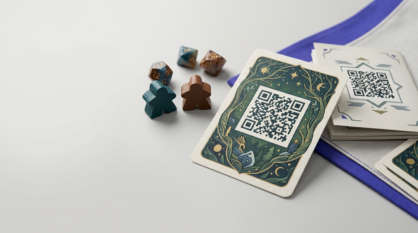 QR Codes in Board Games & Tabletop Gaming — Bring game boards to life with digital layers.