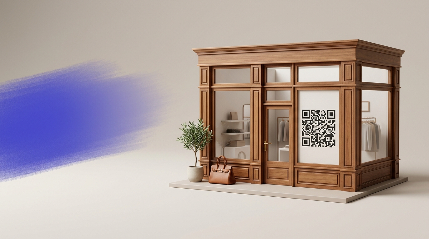 QR Codes on Shop Windows & Storefronts — Your shopfront sells even when you're closed.